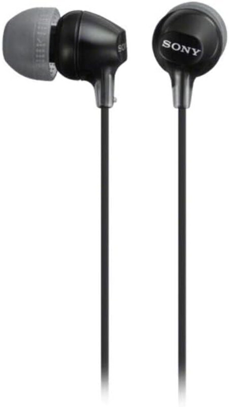 

Sony MDREX15AP Wired In-Ear Headphones with Mic, Black