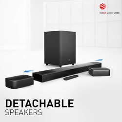 JBL Bar 9.1 True Wireless Surround Home Theatre with Dolby Atmos, Black