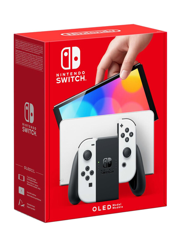 

Nintendo Switch Handheld Console, White/Black, International Version