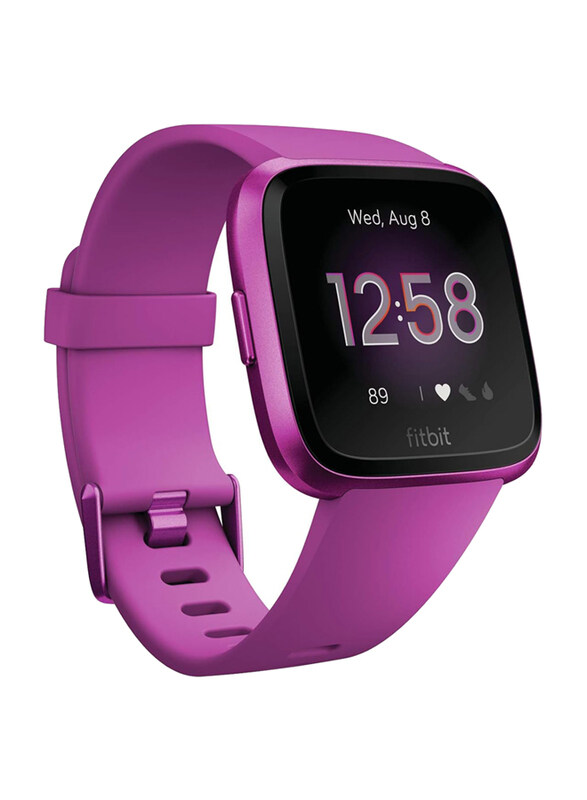 

Fitbit Versa Lite Smartwatch, FB415PMPM, Mulberry