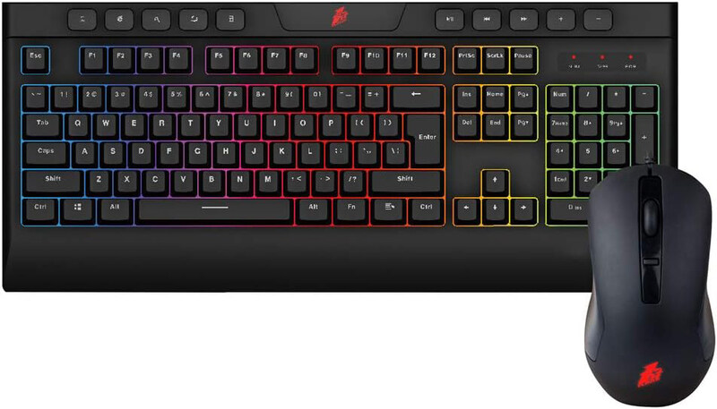 

Generic First Player Computer English Keyboard K8 US Layout, Black