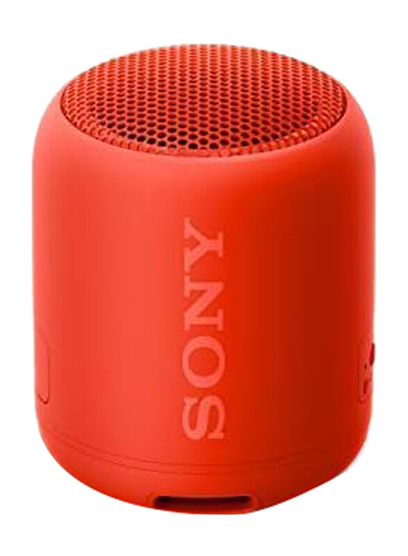 

Sony Loud Extra Bass Portable Wireless Mini Bluetooth Speaker, SRS-XB12, Red