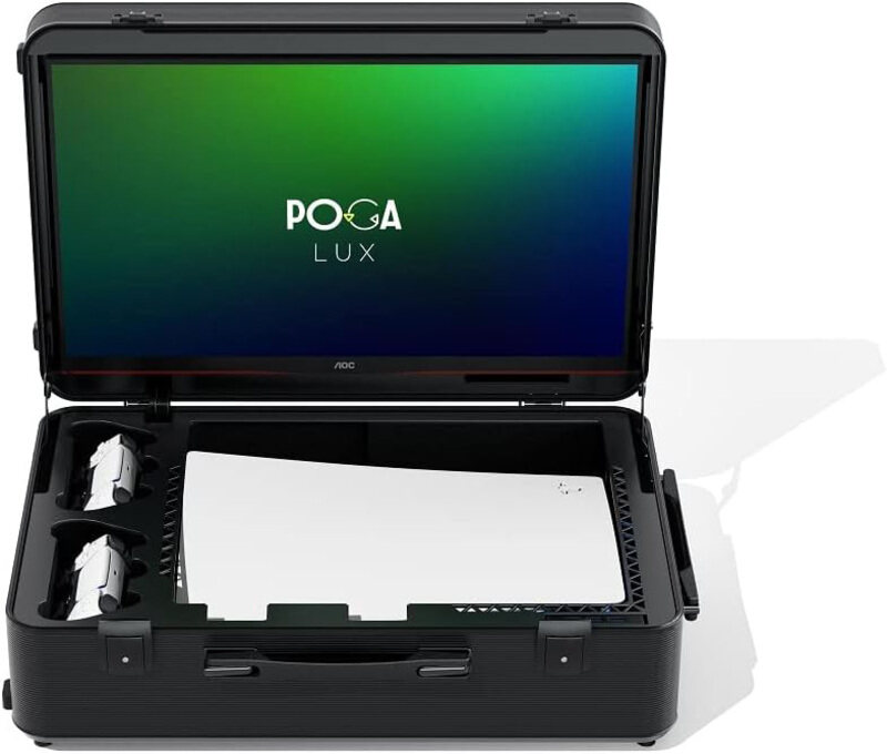 

Poga LUX 24 inch Indi Gaming Portable Monitor for PS5, Black