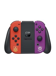 Nintendo Switch OLED Model Pokemon Scarlet & Violet Edition Controller, Orange/Purple, UAE Version