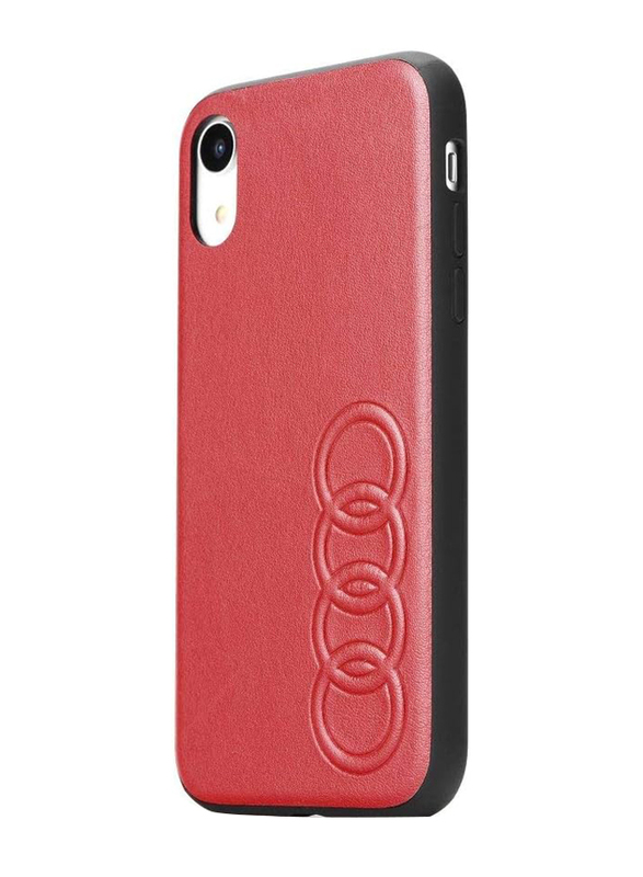 

Generic Apple iPhone XS Audi Synthetic Leather Mobile Phone Case Cover, TT D1, Red