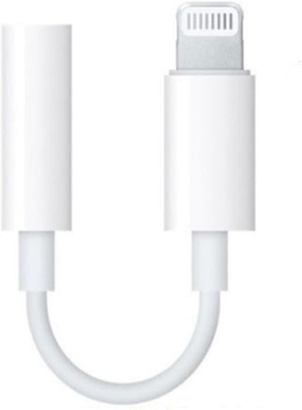 

Generic Lightning to 3.5mm Jack Aux Audio Dongle Splitter Earphone Jack Adaptor for iPhone 11/11 Pro/XR/XS/X/8/7, White