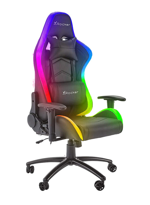 

Multiple X Rocker Bravo RGB Neo Motion LED Gaming Chair for PC, Black