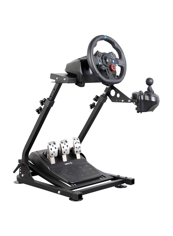 

Multiple DShot Racing Wheel Stand for Logitech G25/G27/G29/G920/PS4/Xbox, Black