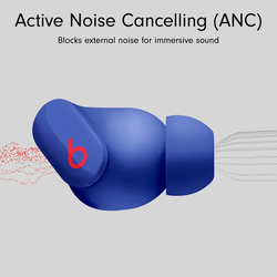Beats Studio Buds True Wireless In-Ear Noise Cancelling Earbuds with Mic, Blue