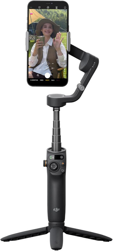 

DJI Universal OSMO Mobile 6 3-Axis Phone Gimbal Stabilizer with Built-In Extension Rod for Smartphone, Black