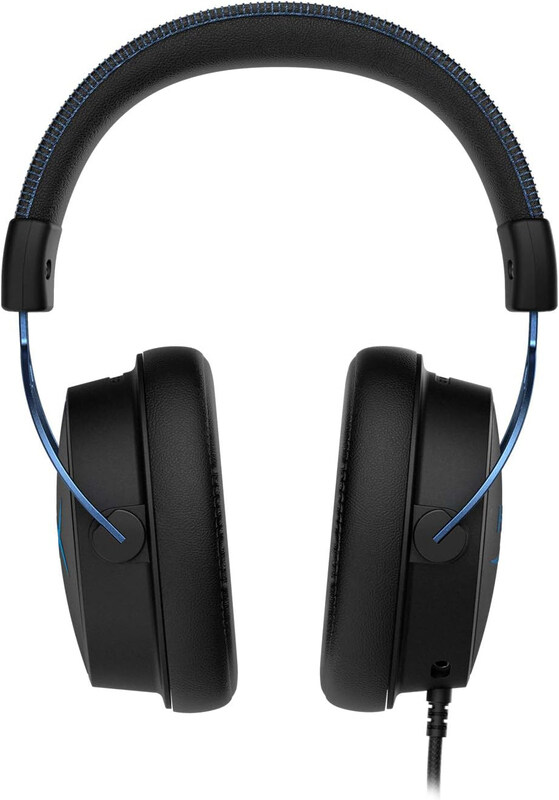 

Generic HyperX Audio Control Mixer Cloud Alpha S Wired Headsets, Blue