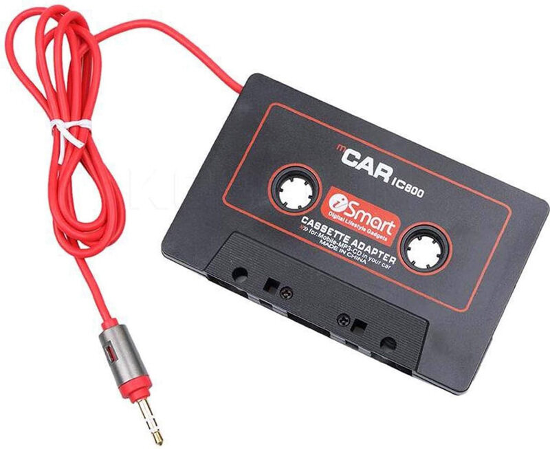 

Ismart mCar Cassette Adapter, Black/Red