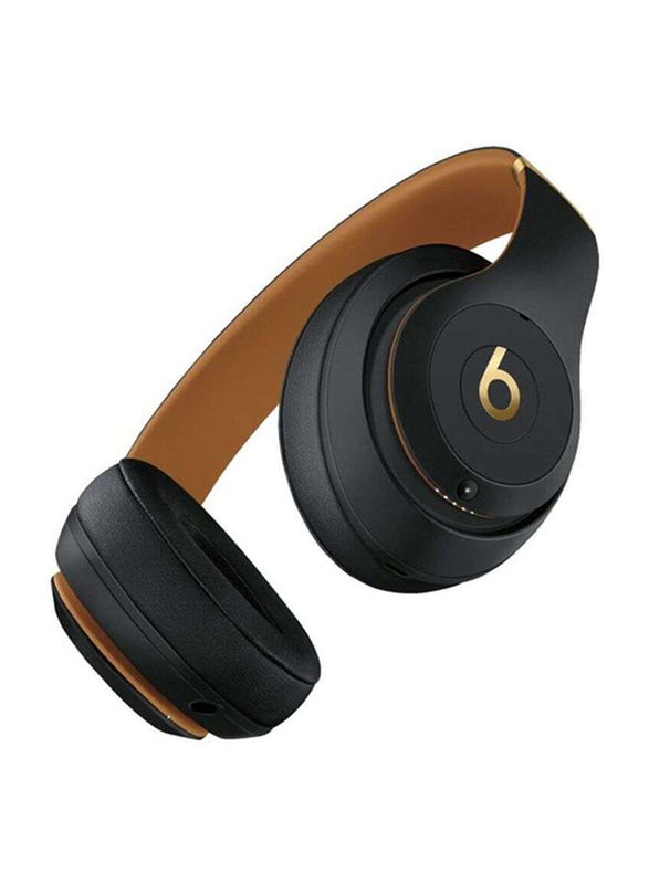 Beats Studio3 Wireless Over-Ear Noise Cancelling Headphones with Mic, Midnight Black/Gold