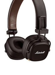 Marshall Major IV Wireless/Bluetooth On-Ear Headphones, Brown