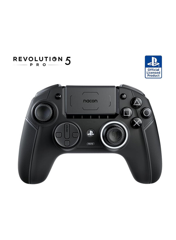 

Nacon Revolution 5 Pro Officially Licensed Playstation Wireless Gaming Controller for Ps5 / Ps4 / Pc, Triple Black