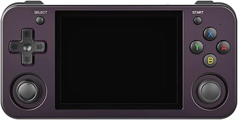 

Generic Handheld Game Console, 64GB, With Built-in 15000 Games, RG353M, Purple