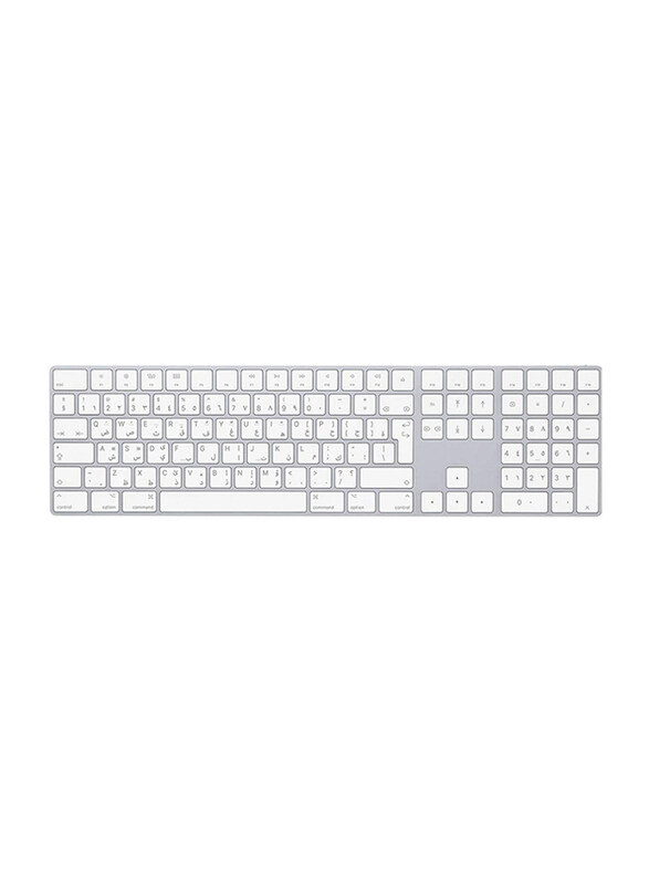 

Apple Magic Wireless English/Arabic Keyboard, MQ052, Silver
