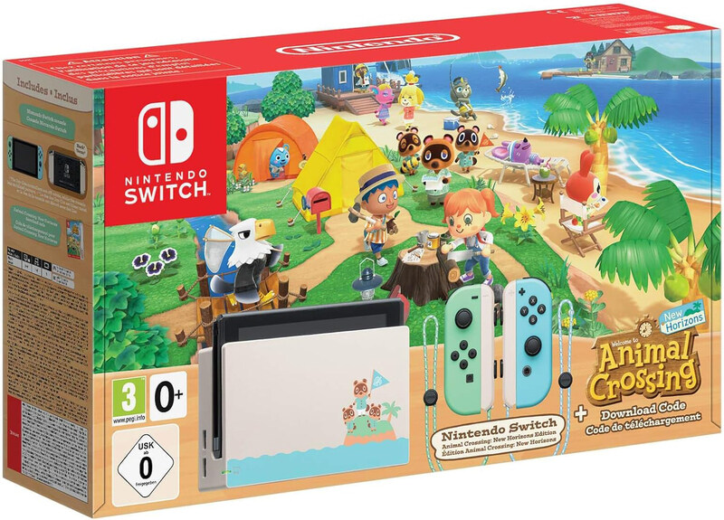 

Nintendo Switch Welcome To Animal Crossing Edition No Game, Blue/Green