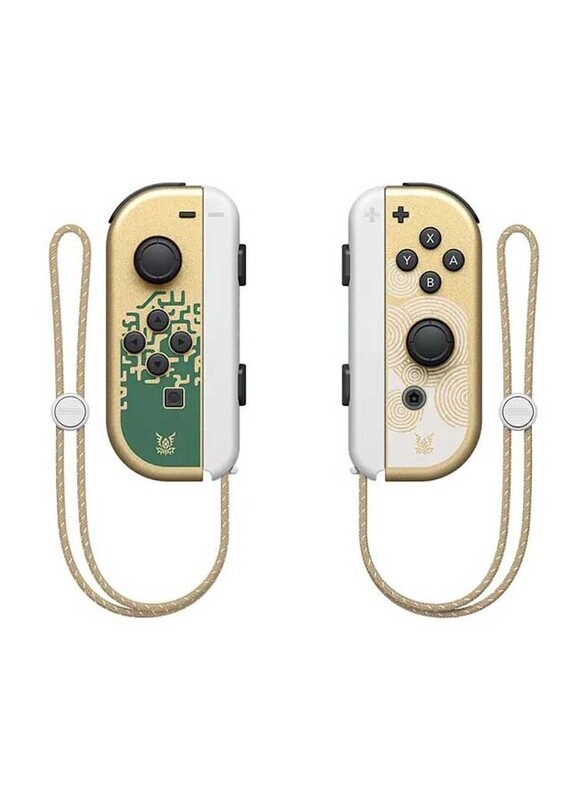 Nintendo Switch OLED Model The Legend of Zelda Tears of the Kingdom Edition Controller, Green/Gold