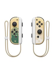 Nintendo Switch OLED Model The Legend of Zelda Tears of the Kingdom Edition Controller, Green/Gold