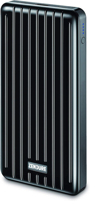 

Zendure 10000mAh Slim USB-C Ultra-Thin Portable Charger Powerbank with 18W Power Delivery & QC 3.0 Fast Charging, Black