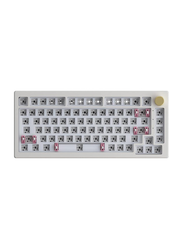 

Generic Akko 5075S Barebone DIY Kit for Mechanical Keyboard, Vintage White