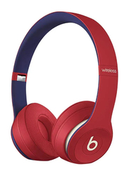 Beats Solo 3 Club Collection Wireless On-Ear Headphones with Mic, Red