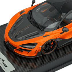 Mansory Mclaren 720 1:18 Model Car, Black/Orange