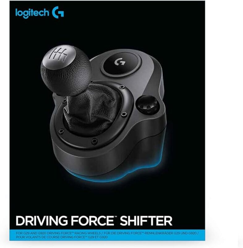 Logitech G Driving Force Racing Shifter for G29 and G920 Driving Force Racing Wheels - Black - UAE Version