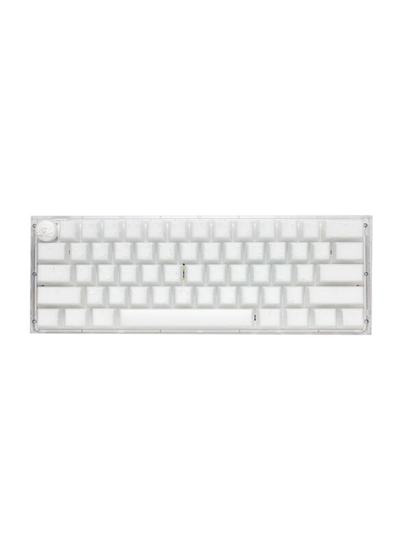 

Generic Ducky One 3 Cherry Red Mini 60% Keyboard, Aura White