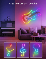 Govee RGBIC LED Neon Rope Lights, Multicolour