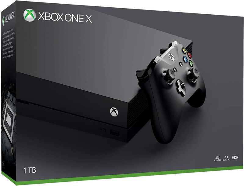 

Microsoft Xbox One X 1Tb Solid State Drive Gaming Console With Wirless Controller for Xbox One, Black