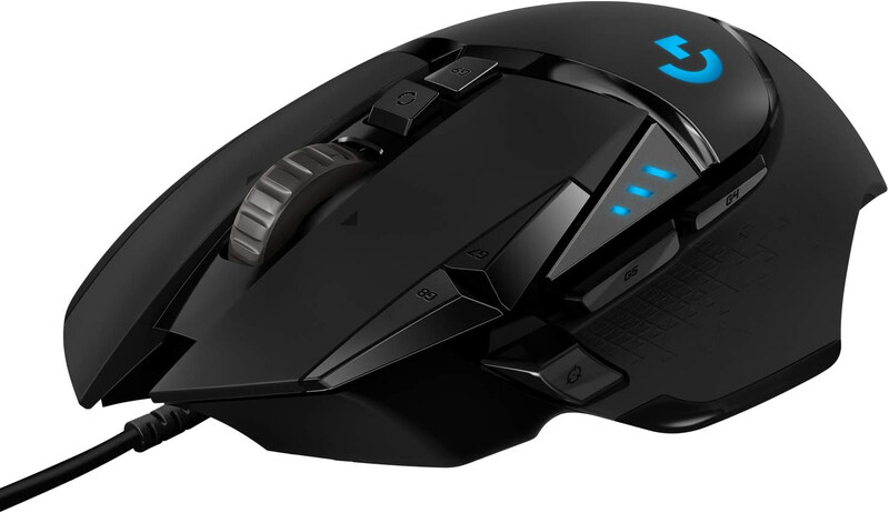 

Multiple Logitech G G502 HERO 25600 DPI High Performance Wired Gaming Mouse for PC/Mac, Black