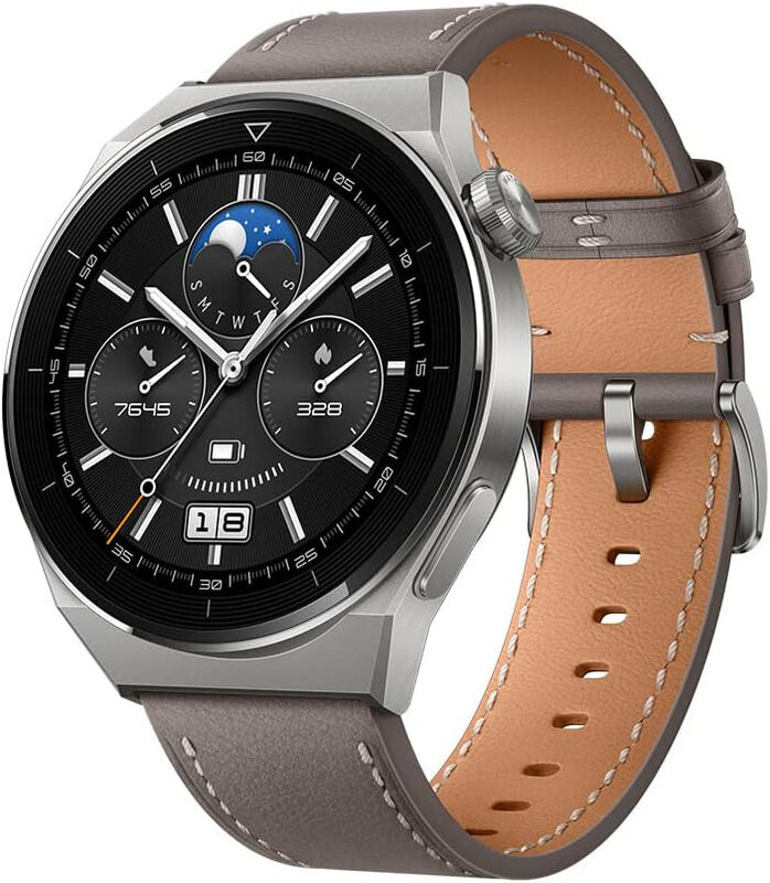 

Huawei Watch GT 3 Pro 46mm Titanium Satellite Smartwatch, GPS, Grey