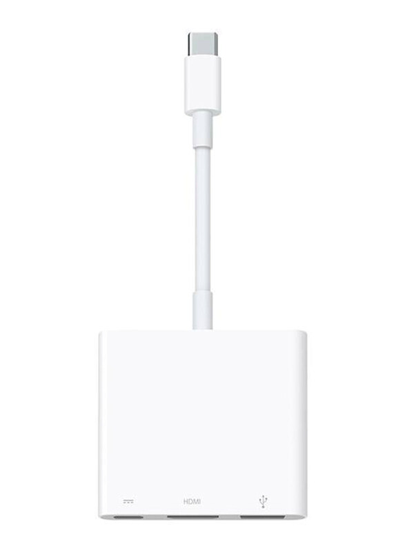 

Apple VGA Multiport Adapter, USB Type-C Male to VGA Multiport USB Type-C for Apple iPad/Mac, White