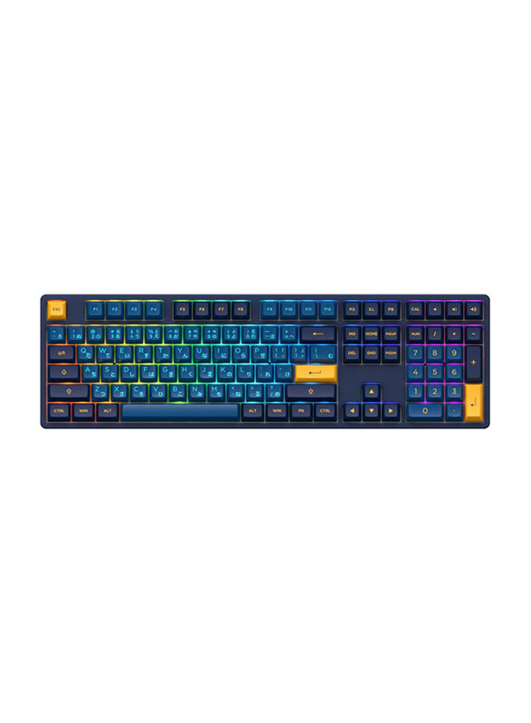 

Generic Akko 5108S Macaw Full Mechanical Wired Gaming Keyboard, Blue