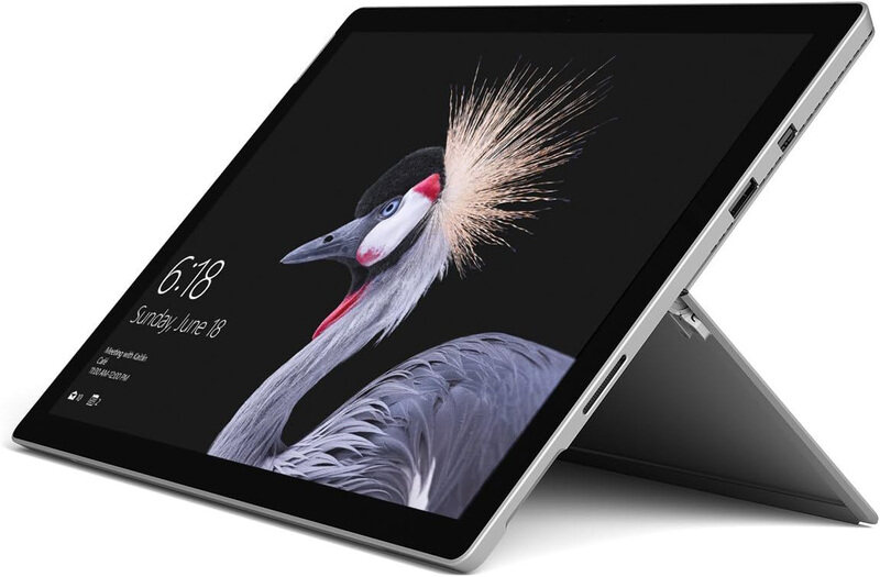 

Microsoft Surface Pro 5 2-in-1 Laptop, 12.3 inch, Intel Core i5 7th Gen 3.5 GHz, 256GB SSD, 8GB RAM, Intel HD Graphics 615, No Keyboard, Windows 10 Pr