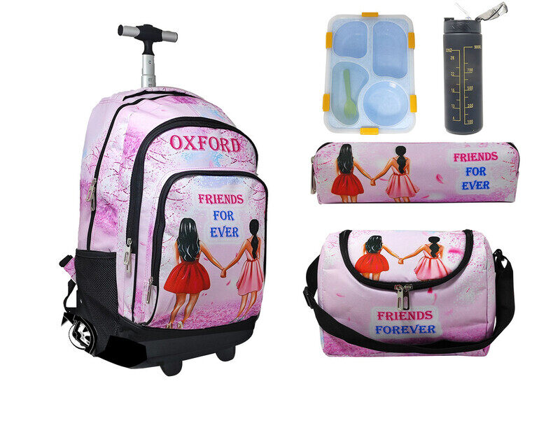 

Oxford Friends Forever 2 wheel Trolley 5pcs set