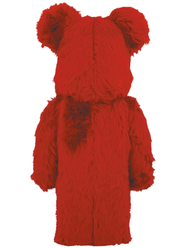 Violent Bear Building Blocks Bear, 400, Be@brick Elmo Costume Version 2.0 Figurine Model, Handmade Collectible Toy Ornament Sculpture, 28cm