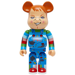 Violent Bear Building Blocks Bear, 1000, Be@brick Chucky Childs Play 2 Figurine Model, Handmade Collectible Toy Ornament Sculpture, 70cm