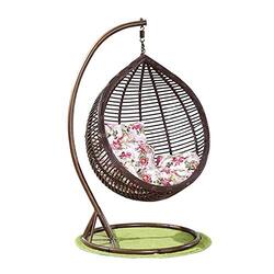 Yulan Egg Nest Shape Outdoor Comfortable Hanging Chair, Brown