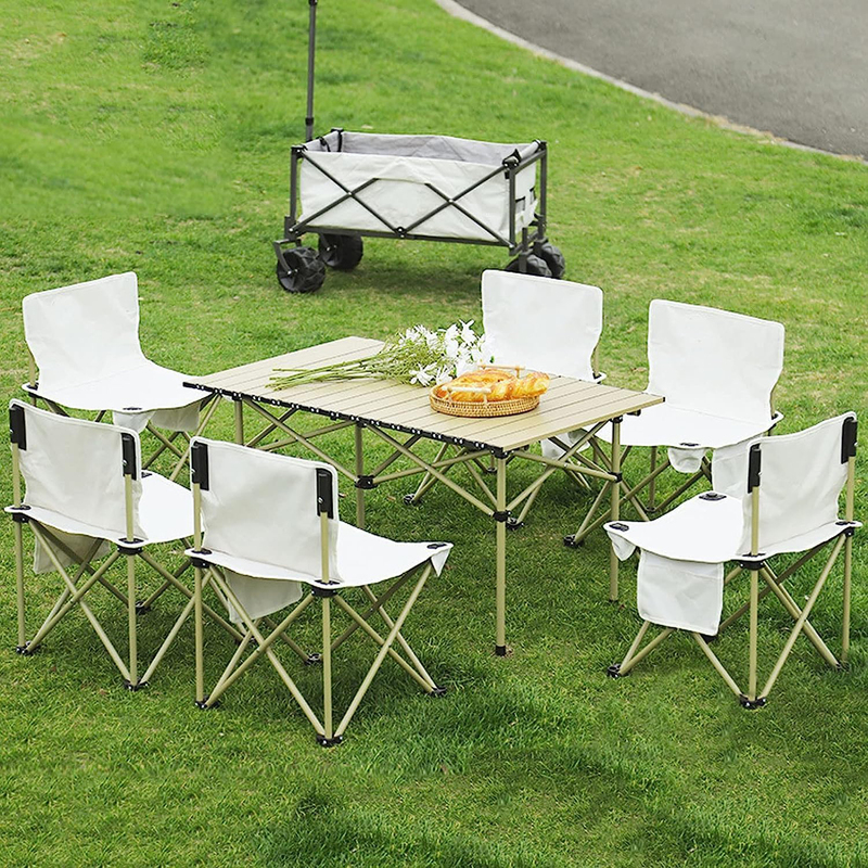 Yulan B95MH- 0381 Outdoor Camp Portable Table, Grey