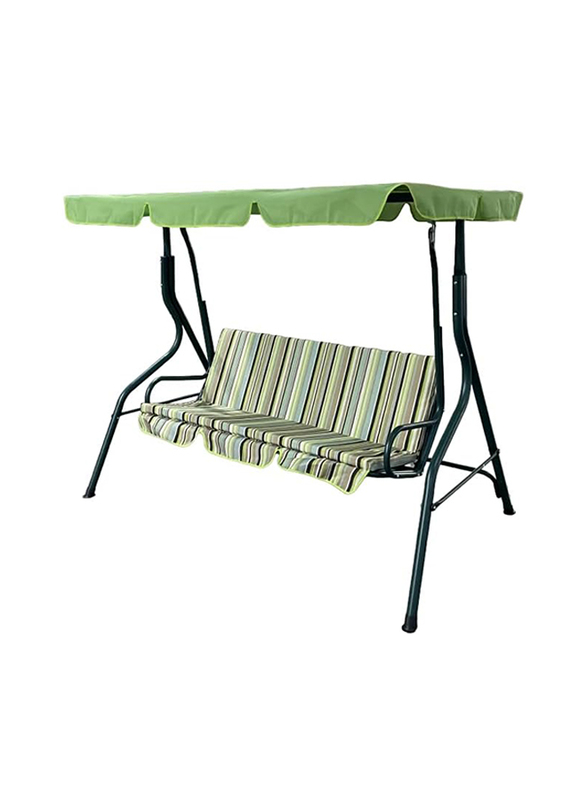 Yulan SW002-0368 Outdoor Patio Swing Chair, Green