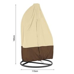 Yulan Patio Hanging Chair Covers, Beige