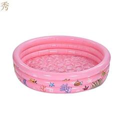 Ex 3-Ring Baby Swimming Pool, 90cm, Pink