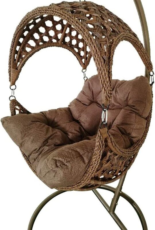 Yulan Outdoor Comfortable Swing Chair, YL21033-518, Brown