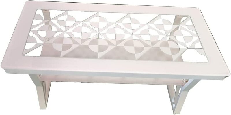 Yulan Modern Rectangular Coffee Table, YL21404-405, White