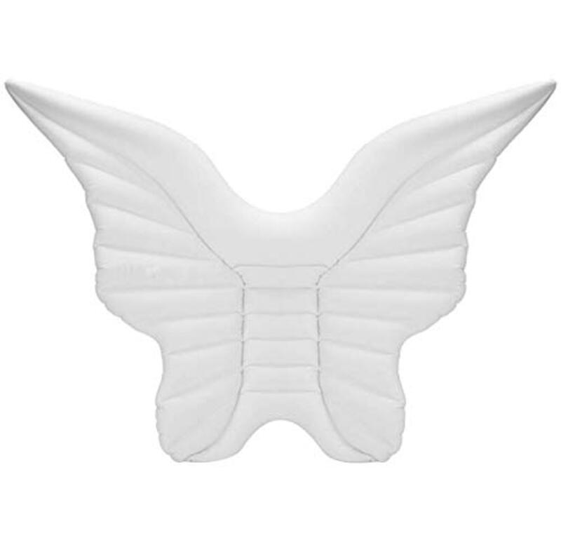 Angel Wings Inflatable Pool Floaters, White