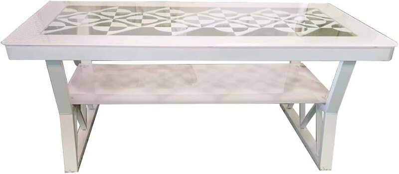 

Yulan Modern Rectangular Coffee Table, YL21404-405, White