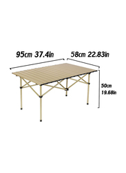 Yulan B95MH- 0381 Outdoor Camp Portable Table, Grey